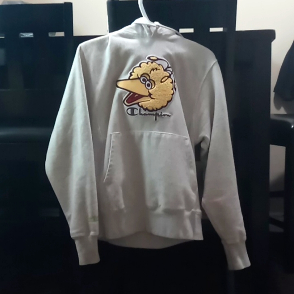 White Champion x Sesame Street pull over